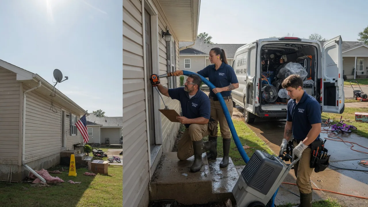 Ceiling Water Damage Restoration in North Waterboro, ME near me